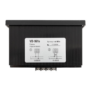 Вольтметр VD-961s цифровой на панель 96x96 (квадратный вырез) однофазный в коротком корпусе EKF PROxima VD-961s