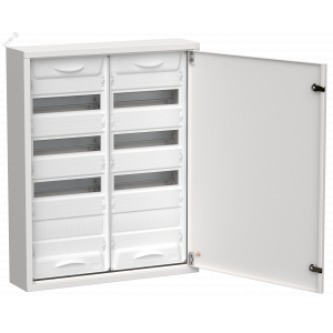 TITAN 5 Корпус металлический ЩРн-96 (2х48) 710х570х140мм IP31 белый (одна дверь) IEK TI5-50-N-2X048-31