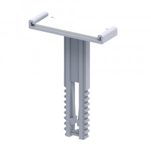 Держатель маркировки GMH8, Держатель марикровки, цвет: серый, тип монтажа: в стопор CA103/CA104