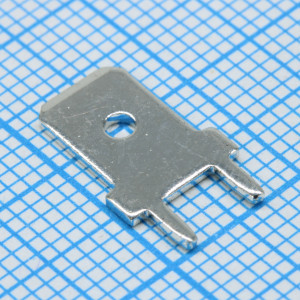 T0520, Клемма ножевая вертикальная 6.3мм