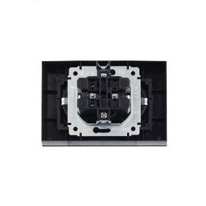 Розетка 2-м СП BRITE РС12-3-БрТБ 16А в сборе с заземл. без защ. шторок бронза BR-R21-16-K45-F