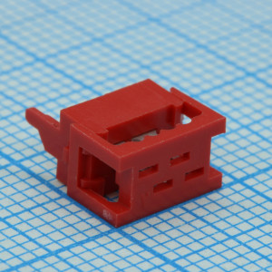 DS1015-01-04R6, Вилка IDC Micro Match на плоский кабель 4 контакта шаг 2.54мм 100В, 1.5А