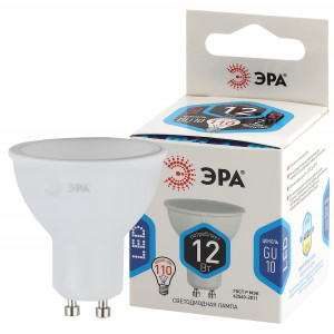 Лампа светодиодная LED MR16-12W-840-GU10 12Вт MR16 софит 4000К нейтр. бел. GU10 Б0040890