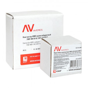 Комплект КМЭ 9А 1NC 400В АС с дополнительными контактами 2НО+2НЗ EKF AVERES ctr-s-9-01-400-av-22