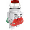 Выкл. кноп. ABLFP 30 мм Цвет:КРАСНЫЙ LED 220В ВK-30 DEKra 25048DEK