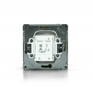 Переключатель 1-кл. ArtGallery IP44 10AX механизм алюм. SE GAL440361