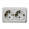 Изображение товара Розетка 2-м BOLLETO с заземл. накл. 7128 бел. ASD / 4680005959839