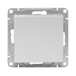 Механизм выключателя, одноклавишный, алюминий Эпика EKF UP1-SWA-10