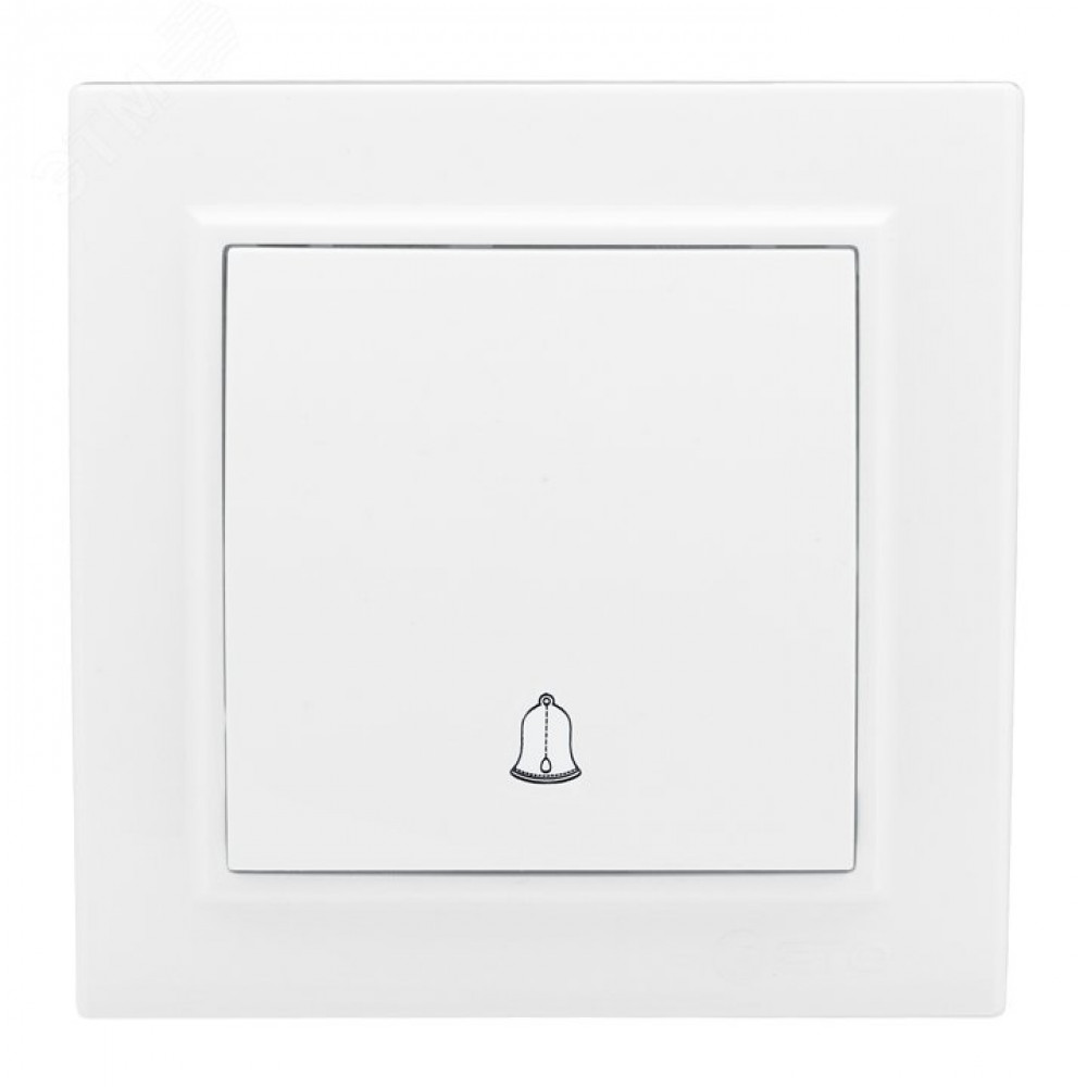 Изображение товара Кнопка звонка СП Минск 10А белая ERV10-026-10