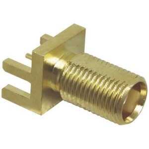 CONMCX003.062-L, РЧ соединители / Коаксиальные соединители MCX Fml Edge Mnt for 0.062" PCB, Extd.