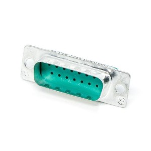 DAMA15PTI, Стандартные соединители D-Sub  DSUB 15 M CRIMP G30 TIN IND