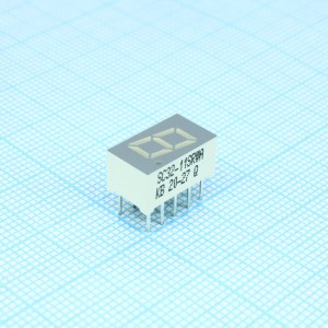 SC32-11SRWA, 1 разрядный индикатор 8мм/красный/640нм/5.6-10мкд/ОК