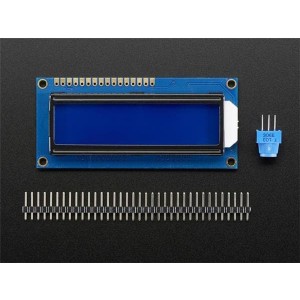 181, Средства разработки визуального вывода Standard LCD 16x2 white on blue