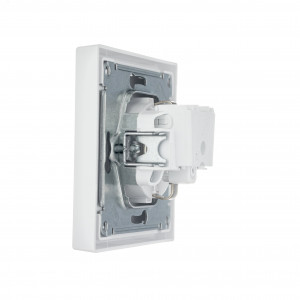 Розетка ArtGallery 16А с заземл. защ. шторки механизм бел. SE GAL000145