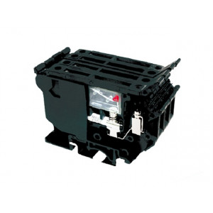 Предохранительная клемма JUT1-4RD/LA250-BK, Предохранительная клемма, тип предохранителя: 5x25, LED 250V, тип фиксации провода: винтовой, номинальное сечение: 4 мм кв., 800V, ширина: 6,2 мм, цвет: черный, тип монтажа: DIN35