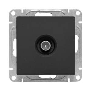 Механизм розетки TV, оконечная, ч-рный Эпика EKF UP1-SOB-TV-3