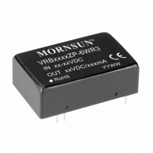 VRA1212ZP-6WR3, Преобразователь DC/DC 6 Вт, вход 12(9-18) VDC, c 2 выходами, DIP на плату