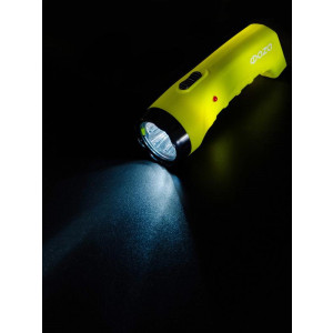 Фонарь аккумуляторный ручной AccuF2-L04-gn 4LED 2 режима: 100проц./25проц. аккум. 0.4А.ч выдвижная вилка индикатор зарядки зел. 2857859