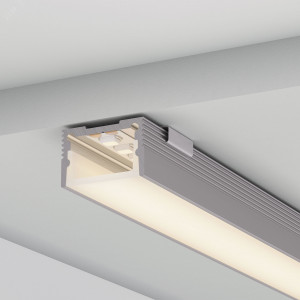 Профиль SL-SLIM20-H13-2000 ANOD 023721, Алюминиевый анодированный профиль для светодиодных лент и линеек. Габаритные размеры (LхWхH): 2000x20x13 мм. Ширина площадки для ленты 15 мм. Экраны, заглушки и другие аксессуары приобретаются отдельно. Цена за 1 метр.