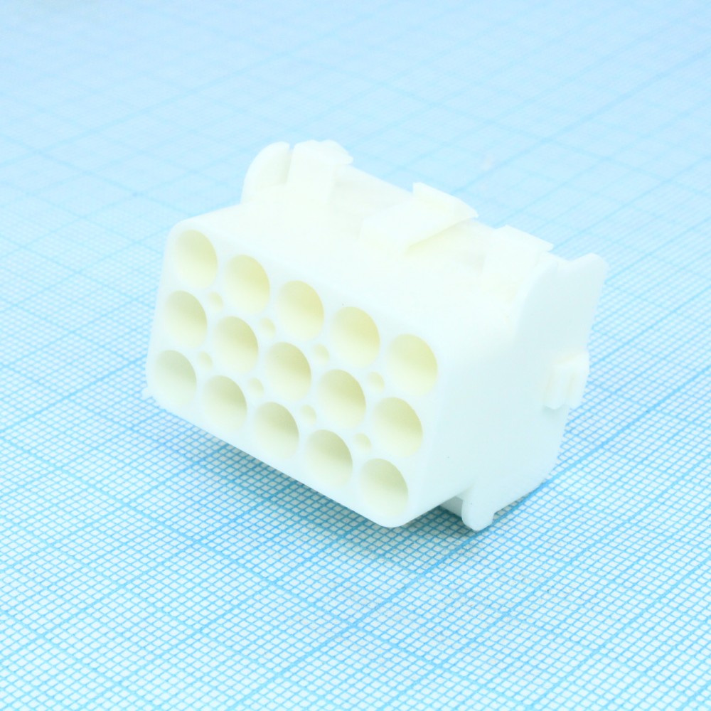 Изображение товара Разъемный корпус 15 позиций для кабелей TE Connectivity 350784-1