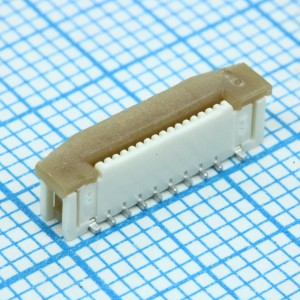525591652, Соединитель FPC 16 контактов шаг 1мм для поверхностного монтажа лента на катушке