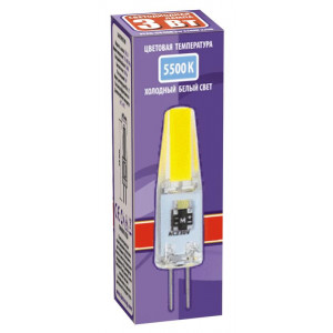 Лампа светодиодная PLED-G4 COB 3Вт капсульная 5500К холод. бел. G4 240лм 220В 2857477