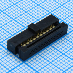 DS1017-01-20NA8, Разъем IDC розетка PIN 20 IDC шлейф 0,635мм