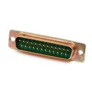 DBM25PA156, Стандартные соединители D-Sub  DSUB 25 M PCB R/A G50 ZINC