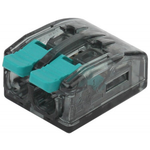 NO-224-49 Клемма СМК компактная, серия 412 с рычагом, 2 отверстия, 0,5-4 мм2 (упак. 2 шт.) Б0043967