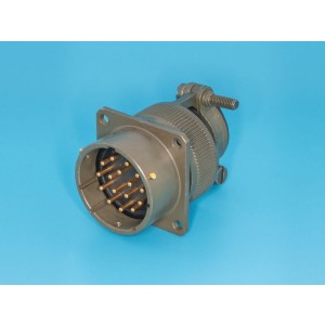 62IN-10E-20-16P, Разъём серии 62IN 16 контактов, вилка на кабель, наружный байонет, крепление на панель