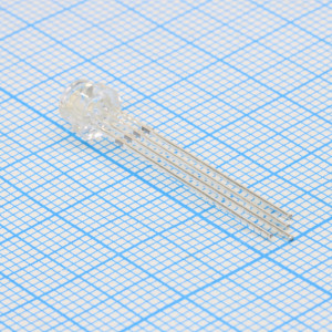 GNL-5053RGBC-C, Светодиод 5мм красный/зеленый/синий 625нм/525нм/470нм 70мКд/750мКд/150мКд прозрачный 90°