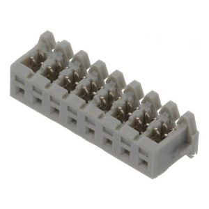 08KR-6H-P, Вилка, IDC, "мама", KR, 2мм, PIN: 8, на провод, 100В, 1А, Конф: 1x8