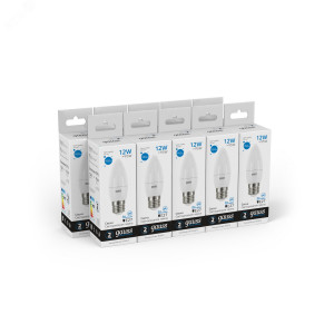 Лампа Elementary Свеча 12W 950lm 6500K E27 LED 1/10/100 30232