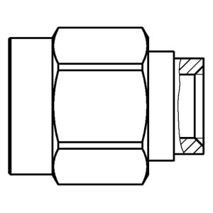32S122-272S5, РЧ соединители / Коаксиальные соединители SMA Straight Plug