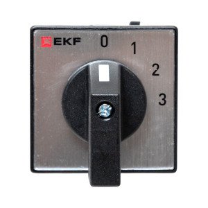Переключатель кулачковый ПК-1-101 25А 1P «0-1-2-3» PROxima pk-1-101-25