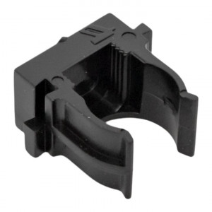 Крепеж-клипса для монтажного пистолета d16 мм (100 шт) черная Plast derjp-z-16-black