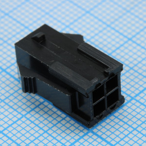 I-DS1073-03-PCB002X2, Корпус разъема 2х2 контакта шаг 3мм