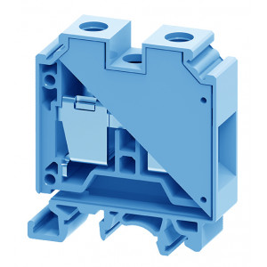 Проходная клемма CTS35UNBU, Проходная клемма, тип фиксации провода: винтовой, номинальное сечение: 35 мм кв., 125A, 1000V, ширина: 16 мм, цвет: синий, тип монтажа: DIN35
