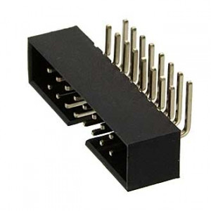 BH2-16R PITCH 2.00 MM, IDC2 разъем, вилка на плату угловая двухрядная 16pin(2x8)., шаг 2.00мм