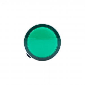 Индикатор сигнальный со встроенным диодом 9-24В, зеленый, алюминий, зажим Plug-In M22L-F24GAP