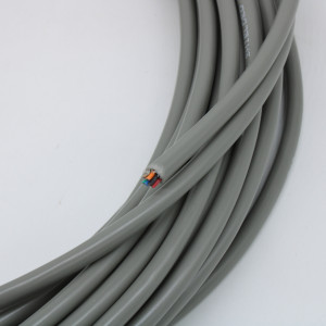 CCC-6G-24, Кабель коммуникационный  6 проводов, бухта 50м, экранированный, 24AWG, серый, цена за 1м.