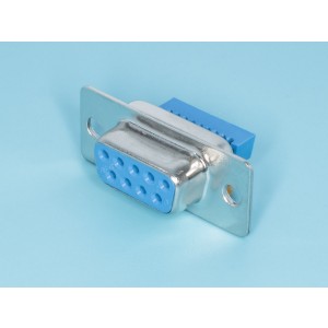 DBI-9F, Разъем  9 контактов, гнездо на кабель, зажим