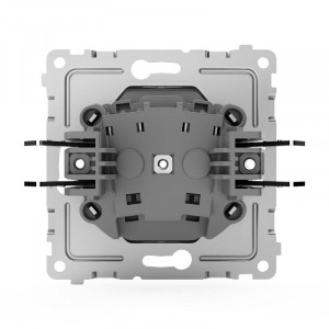 Розетка 1-м СП Pixel 16А IP20 без заземл. механизм алюм. TKE-PX-R1-C03