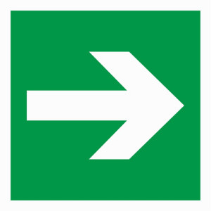 ПЭУ 003 Указательная стрелка (200х200) РС-M /комплект, 2шт./ MIZAR SI 2501002550