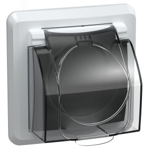 РСбш10-3-ВБ Розетка 1-ая з/к з/ш кр. 16А IP44 ВЕГА белый ERV16-K01-16-DM