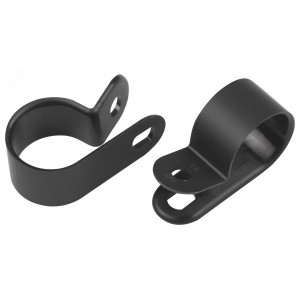 Скоба кабельная нейлоновая под винт 9 мм NO-225-297 ч-рная 10 шт Б0066650