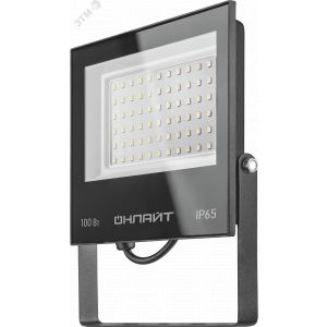 Прожектор светодиодный ДО-100w OFL-03-100-6.5K-BL-IP65-LED 32135