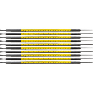 brd333071, SCNG-05-L клипсы жёлтые, 300шт/упак, для провода 1,4-1,8мм диаметра, легенда L