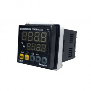 TZN4S-14S, Температурный контроллер с ПИД-регулятором, 4 разряда, 1 вых. SSR + 1 аварийный, 100-240VAC