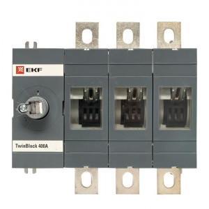 Рубильник 3п 400А без рукоятки управления TwinBlock PROxima tb-s-400-3p